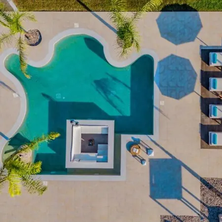 Villa Premium Zakynthos 5 Bedrooms Nezuko Spacious Furnished Sun Terrace Outdoor Dining And Sitting Area Private Outdoor Pool And, *